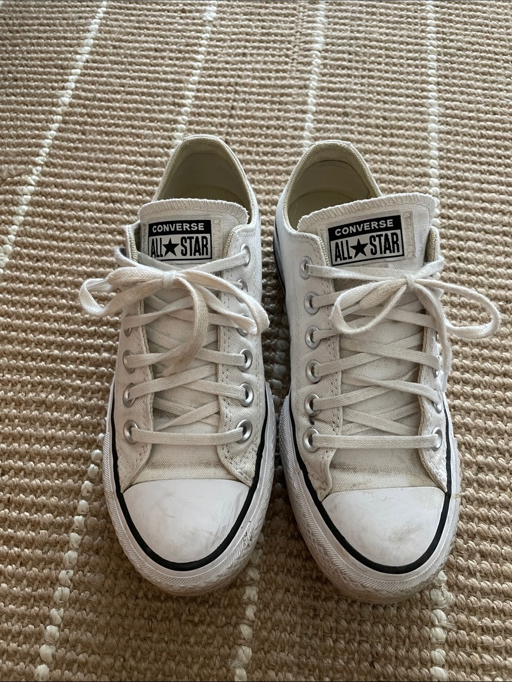 Converse Chuck Taylor All Star Platform Sneakers White US 5